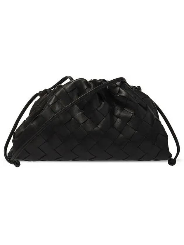 Intrecciato Mini Pouch Bag Black - BOTTEGA VENETA - BALAAN 3