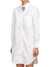 RWB Cotton Shirt Dress White - THOM BROWNE - BALAAN 6