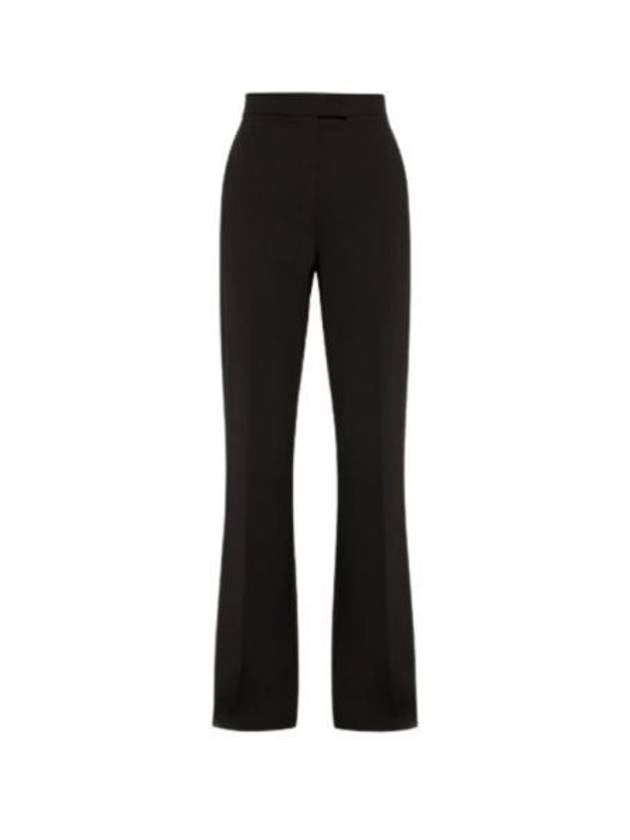 Norcia Viscose Straight Pants Black - MAX MARA - BALAAN 2