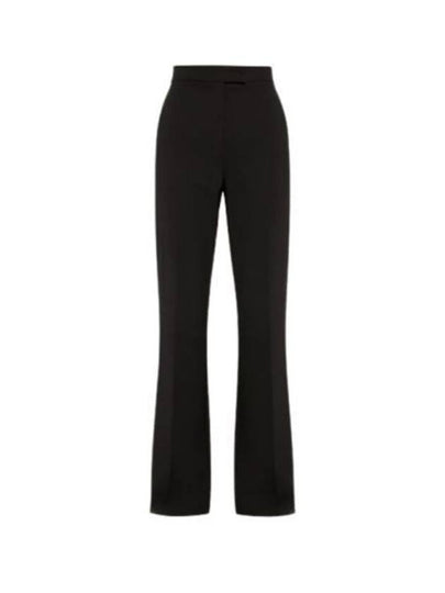 Norcia Viscose Straight Pants Black - MAX MARA - BALAAN 2