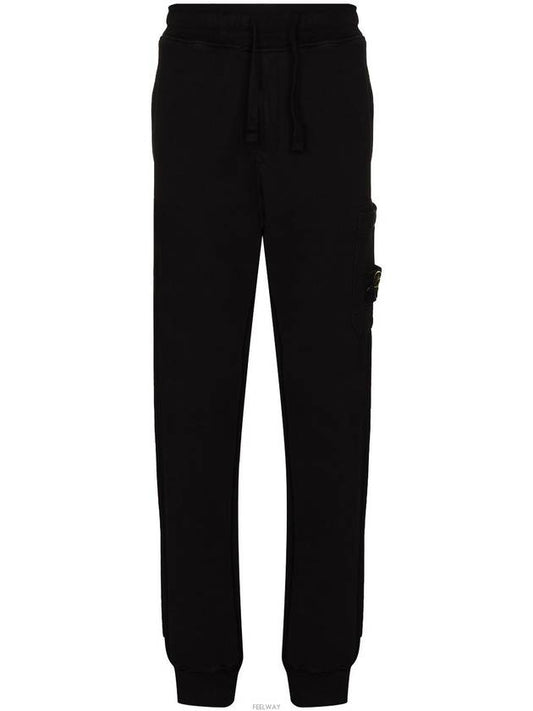 Wappen Cargo Pocket Training Baggy Pants Black - STONE ISLAND - BALAAN 1