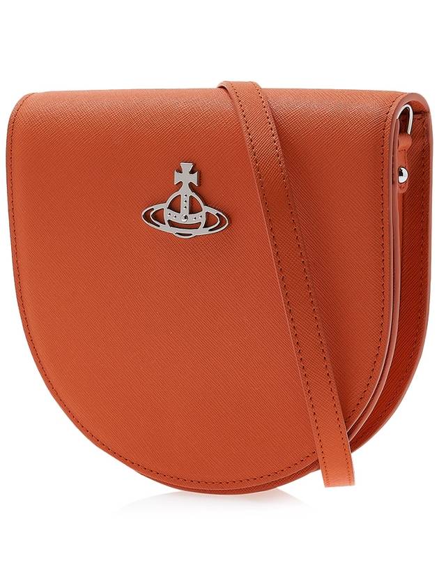 Saffiano Saddle Cross Bag Orange - VIVIENNE WESTWOOD - BALAAN 3