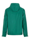 Etiache Rain Hooded Zip Up Emerald Green - MONCLER - BALAAN 4