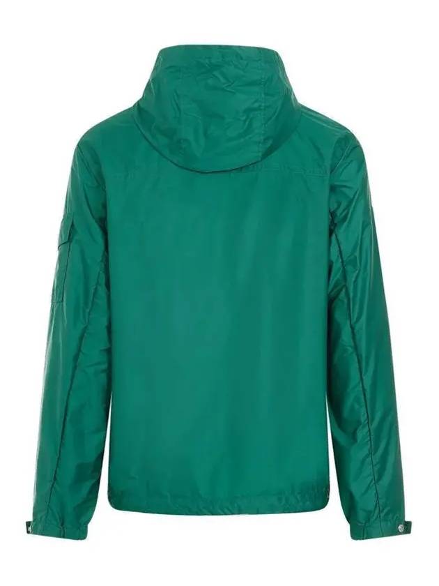 Etiache Rain Hooded Zip Up Emerald Green - MONCLER - BALAAN 4