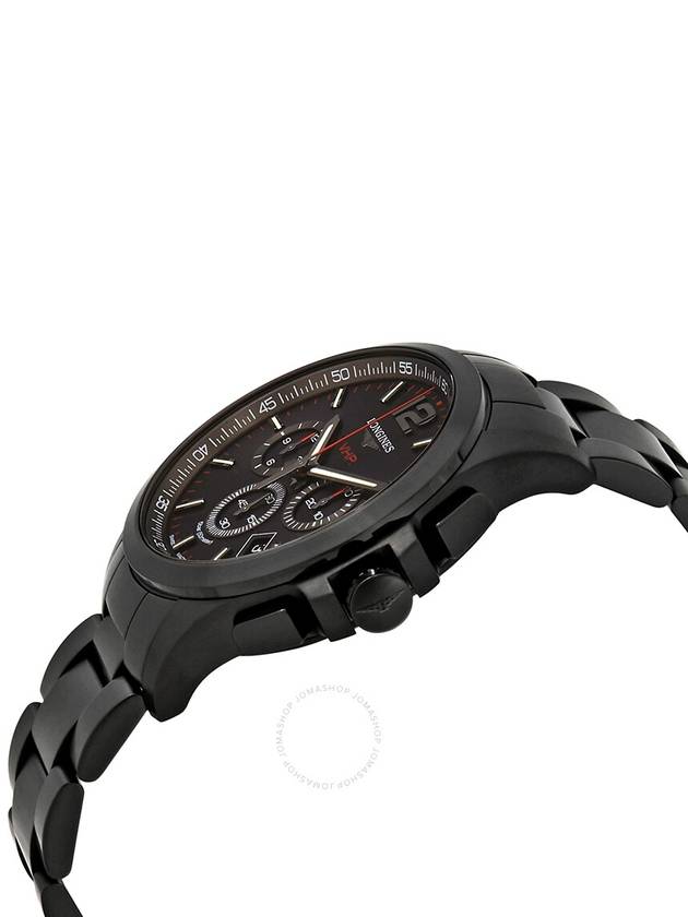 Longines Conquest V.H.P. Chronograph Black Carved Dial Men's Watch L37272566 - LONGINES - BALAAN 2