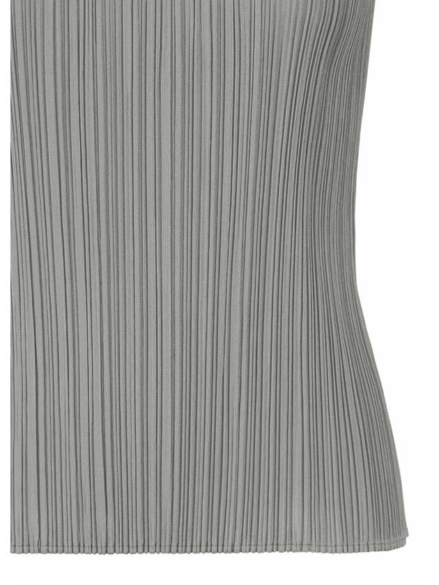 Pleated Please Basic Half Neck Tank Top - ISSEY MIYAKE - BALAAN 5