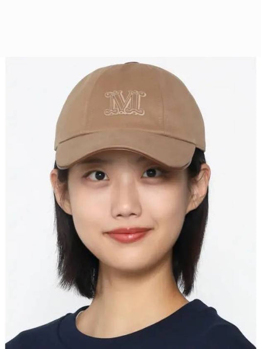 RIENZA 24576041 002 24576041600 logo cotton ball cap - MAX MARA - BALAAN 1