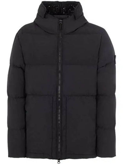 Naslan Light Watro Down Hooded Padding Black - STONE ISLAND - BALAAN 2