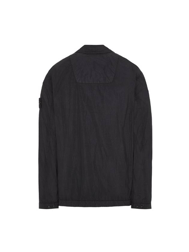 Garment Dyed Crinkle Reps R-NY Jacket Black - STONE ISLAND - BALAAN 3