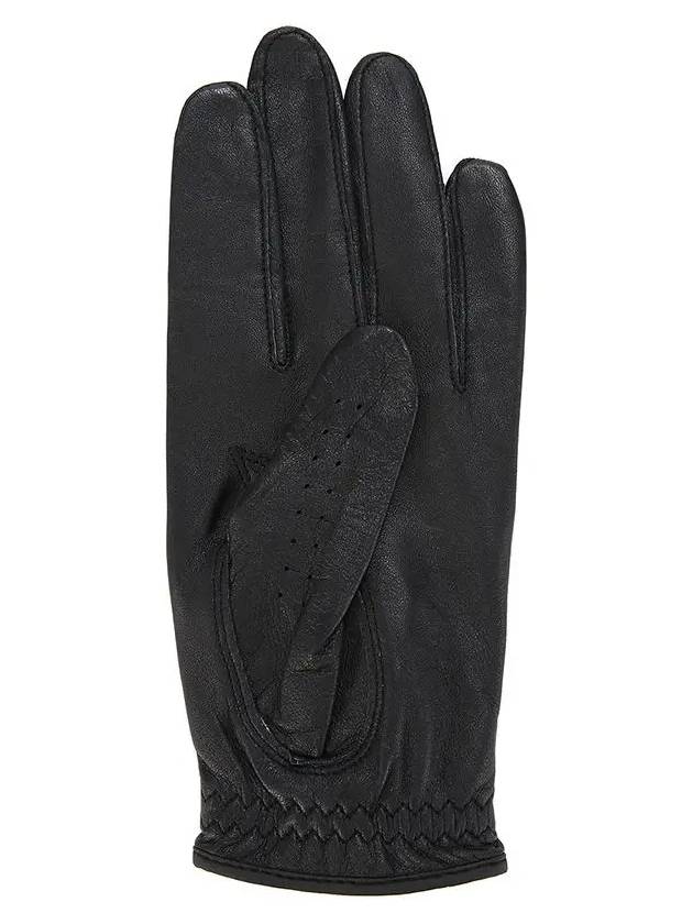 Golf Wear Premium Sheepskin Golf Gloves WB21SUMG01BK Black - WHITEBALL - BALAAN 4