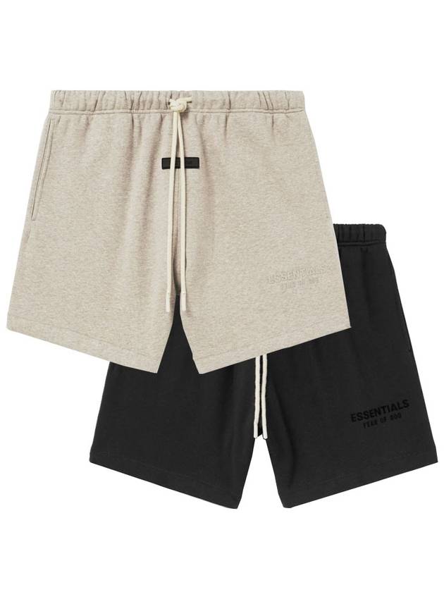 Logo Applique Drawstring Shorts Shorts 160BT232000F - FEAR OF GOD ESSENTIALS - BALAAN 1