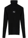 Jeans Logo Embroidered High Neck Sweater J20J221688 - CALVIN KLEIN - BALAAN 6