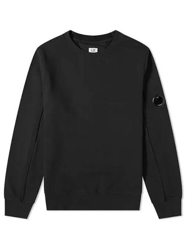 Diagonal Raised Fleece Sweatshirt Black - CP COMPANY - BALAAN 2