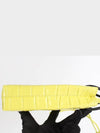 Crocodile cross bag yellow - BALENCIAGA - BALAAN 8