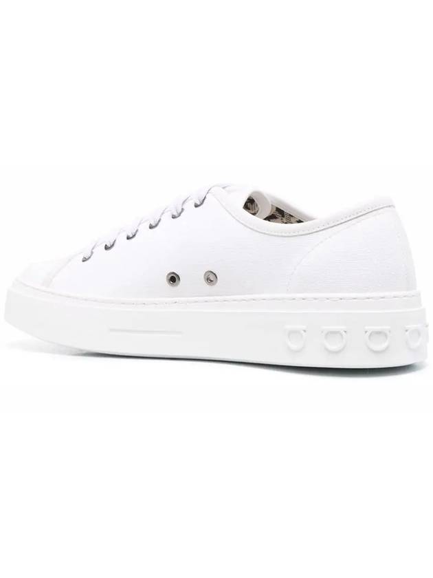 Mediterre Eco Low Top Sneakers White - SALVATORE FERRAGAMO - BALAAN 5