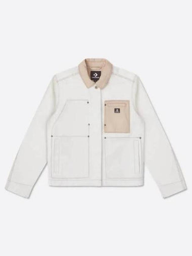 Canvas Work Jacket Egret - CONVERSE - BALAAN 1