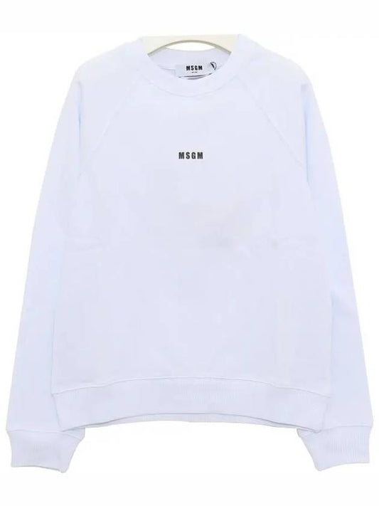 Mini Logo Sweatshirt White - MSGM - BALAAN 2