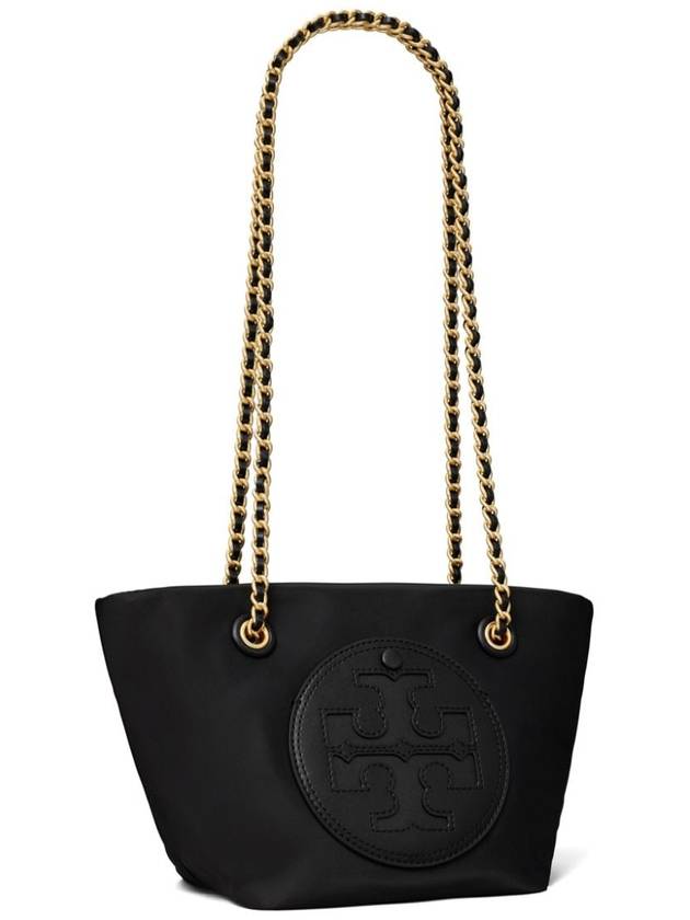 Women's Ella Nylon Tote Bag Black - TORY BURCH - BALAAN 4