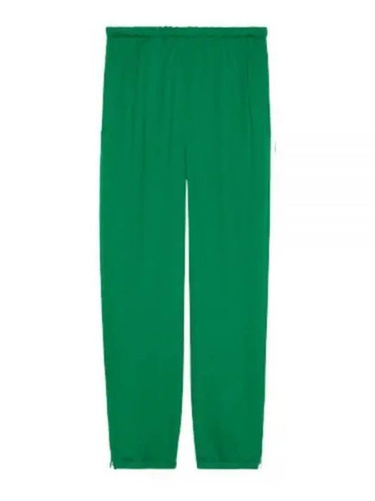 Technical Jersey Sweat Track Pants Green - GUCCI - BALAAN 1