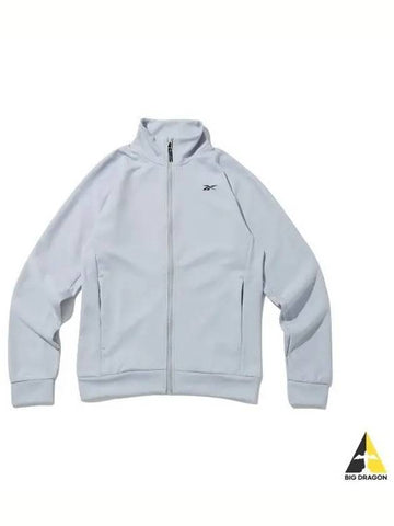 DMX STRETCH Pique Track Jacket Gray HK7044 - REEBOK - BALAAN 1