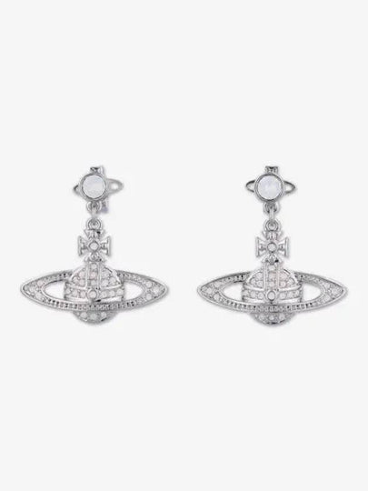 Mini Bas Relief Drop Earrings Silver - VIVIENNE WESTWOOD - BALAAN 2