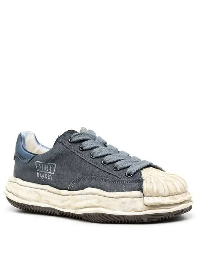 24SS BLAKEY OG sole canvas low-top sneakers A12FW719 BLACK - MIHARA YASUHIRO - BALAAN 2