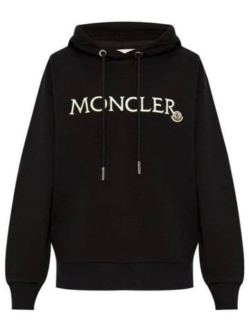 Women s Logo Embroidered Hoodie 8G00019 89A1K 999 - MONCLER - BALAAN 1