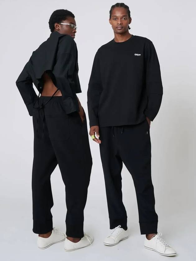 Sweat Baggy Pants Black - ATHPLATFORM - BALAAN 3