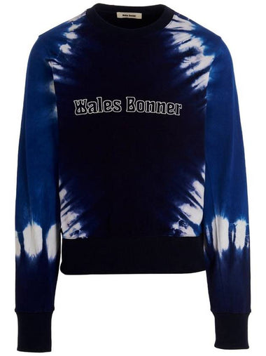 Wales Bonner Logo Embroidery Tie Dye Sweatshirt - WALES BONNER - BALAAN 1