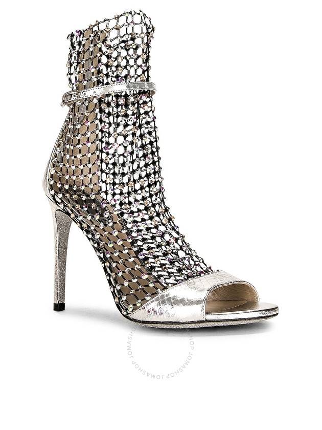 Rene Caovilla Ladies Galaxia Rhinestone Mesh Sandals, Brand Size 35.5 ( US Size 5.5 ) - RENE CAOVILLA - BALAAN 3