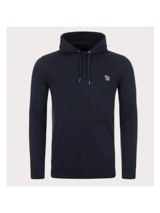 MENS REG FIT HOODY ZEBRA M2R 284S KZEBRA 49 zebra patch hooded sweatshirt - PAUL SMITH - BALAAN 1