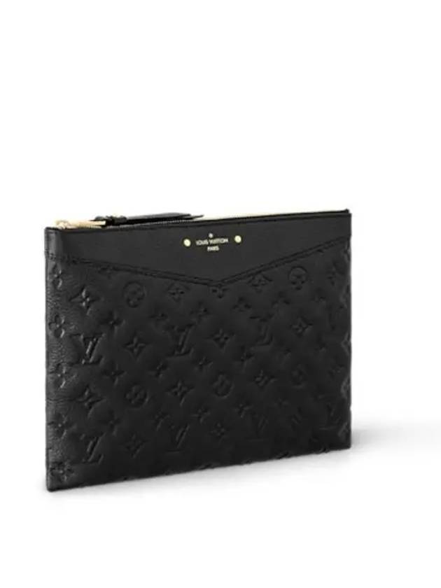 Monogram Daily Empreinte Pouch Bag Black - LOUIS VUITTON - BALAAN 3