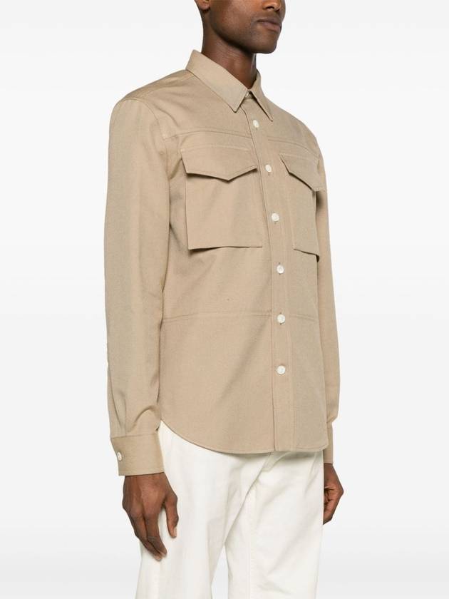 ALEXANDER MCQUEEN COTTON COLLARED CARGO SHIRT. - ALEXANDER MCQUEEN - BALAAN 3