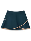 WOMEN FLARE WRAP SKIRT DARK GREEN - MEASPHERA - BALAAN 1