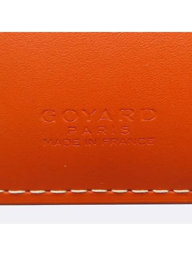 Orange color PVC SAINT ROCH long wallet - GOYARD - BALAAN 4