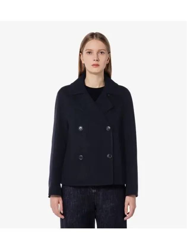 Women s handmade pea coat dark navy - LACOSTE - BALAAN 1