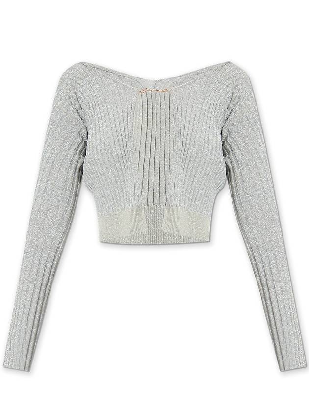 Pralu lurex cardigan 233KN3132344 - JACQUEMUS - BALAAN 2