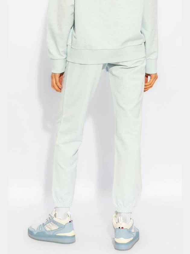 Moncler Cotton Sweatpants, Women's, Light Blue - MONCLER - BALAAN 4