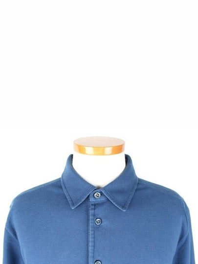 PK collar short sleeve t shirt blue XL - LORO PIANA - BALAAN 2