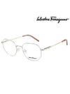 Ferragamo Glasses Frame SF2215 041 Round Metal Men Women - SALVATORE FERRAGAMO - BALAAN 1