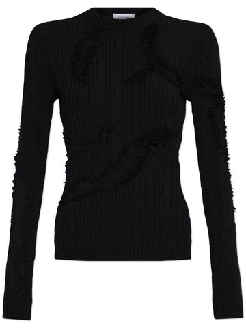 Alexander McQueen Wool Sweater, Women's, Black - ALEXANDER MCQUEEN - BALAAN 1