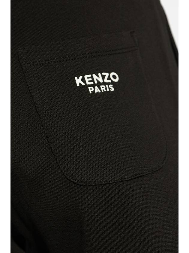 Kenzo Sweatpants With Logo Patch, Women's, Black - KENZO - BALAAN 5