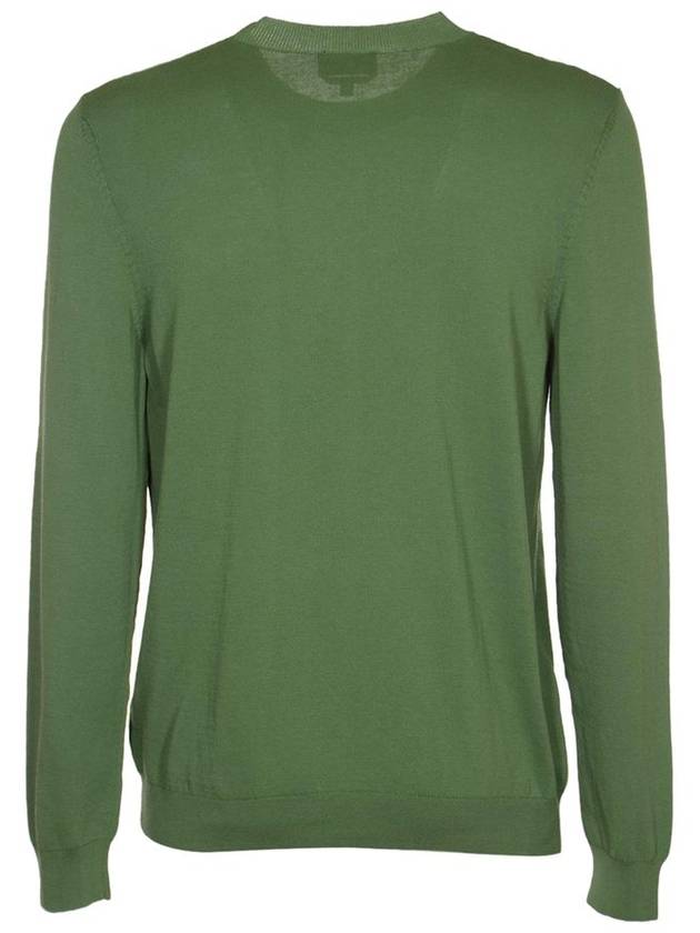 Embroidered Logo Knit Top Green - A.P.C. - BALAAN 3