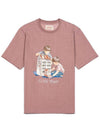 Slow Town Short Sleeve T Shirt Pink - IOEDLE - BALAAN 1