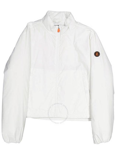 Save The Duck Ladies Off White Anika Cropped Jacket, Brand Size 3 (Large) - SAVE THE DUCK - BALAAN 1