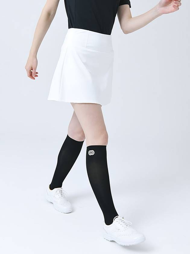 Doyou Know MC Women s Functional Nylon Span Semi A Line White Skirt DO3242SK017 - DOYOUKNOWMC GOLF WEAR - BALAAN 3