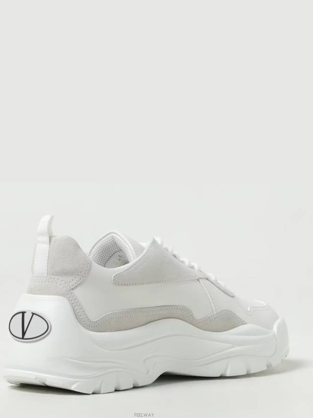 Gumboy Calfskin Low Top Sneakers White - VALENTINO - BALAAN 5