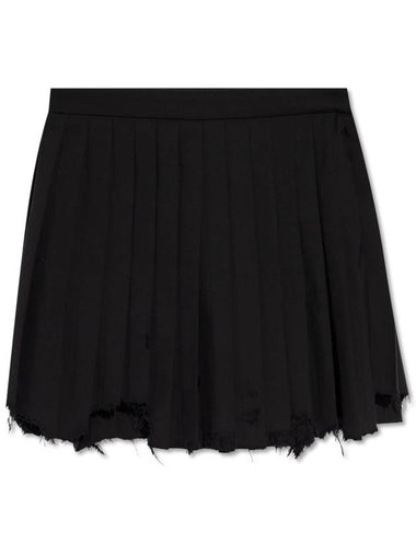 Balenciaga Pleated Skirt, Women's, Black - BALENCIAGA - BALAAN 1