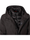 Men's Hooded Padded Coat Black - FAY - BALAAN 9