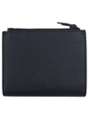 Grande Poudre Monogram Zipper Half Wallet Black - SAINT LAURENT - BALAAN 3